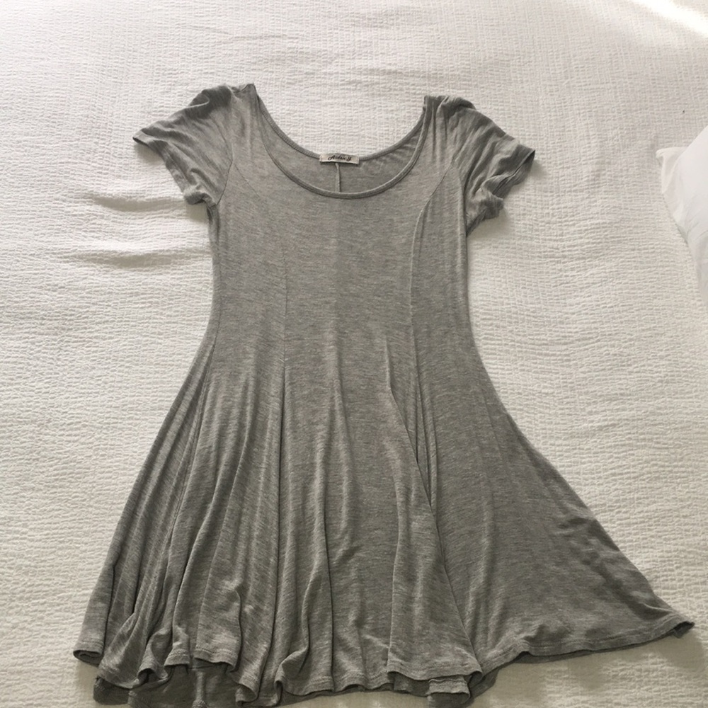 Aiden Y Scoop Neck Mini Dress